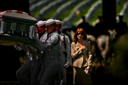 Vietnam-era Sailors are buried at Arlington. (8704604563)