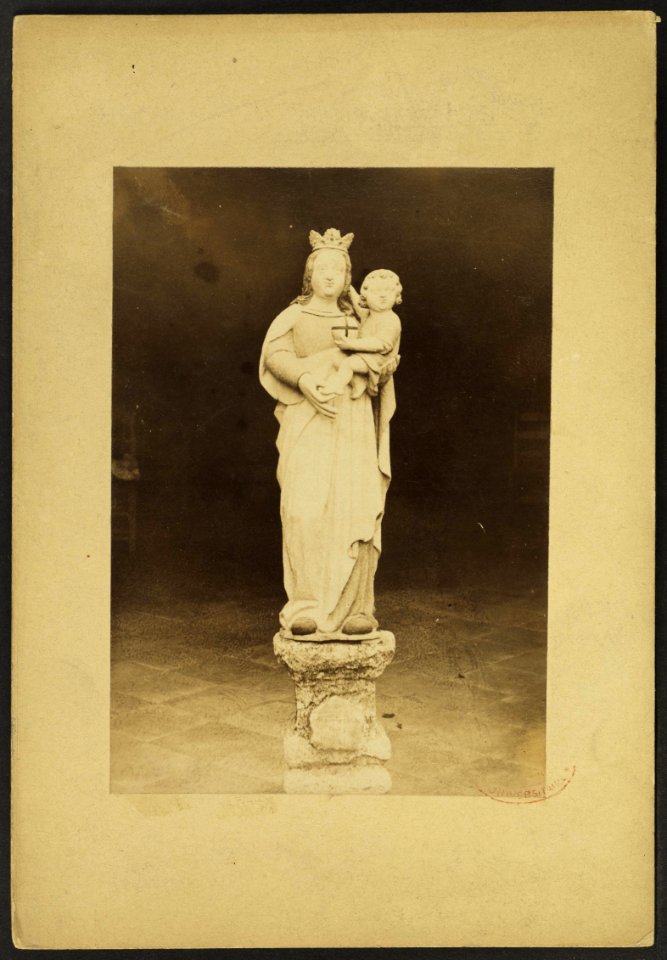 Vierge et enfant - J-A Brutails - Université Bordeaux Montaigne - 1900
