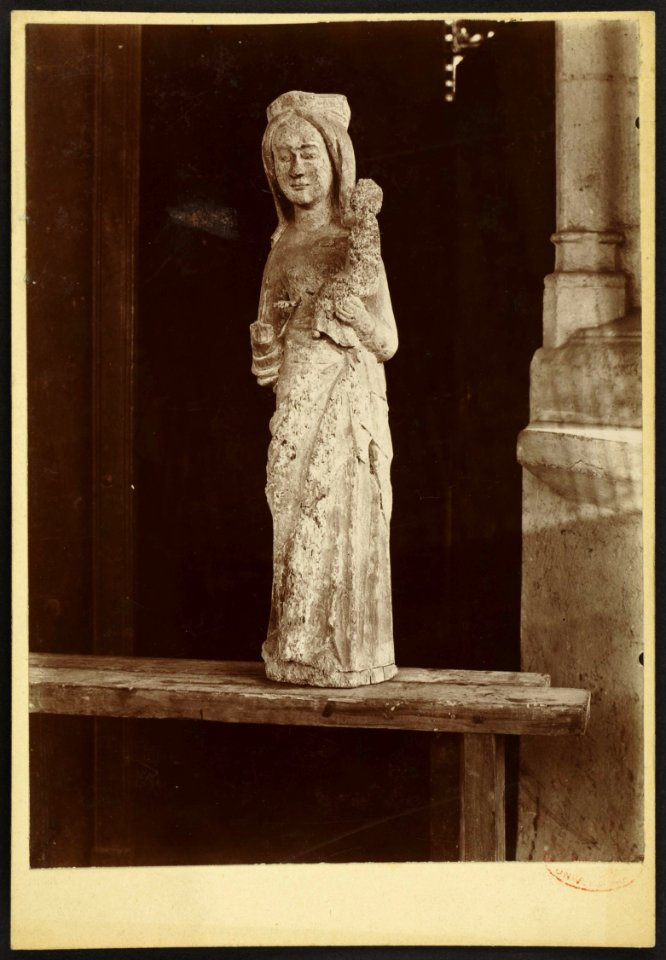 Vierge (bois) - J-A Brutails - Université Bordeaux Montaigne - 0094
