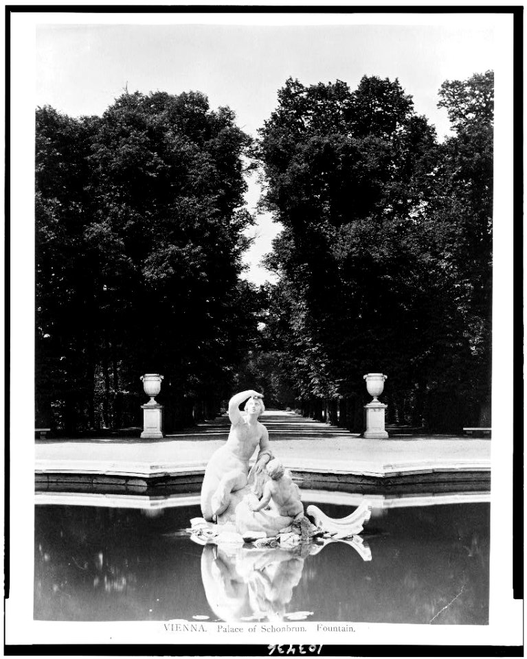 Vienna. Palace of Schönbrun(n). Fountain LCCN91784403