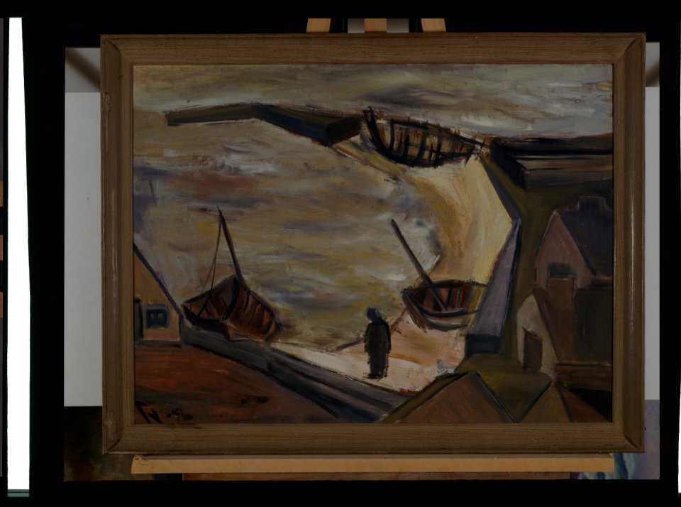 Vieux port - anonyme - musée d'art et d'histoire de Saint-Brieuc, DOC 287