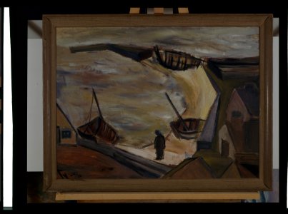 Vieux port - anonyme - musée d'art et d'histoire de Saint-Brieuc, DOC 287