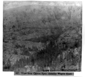 View from Carson Spur, Amador Wagon Road LCCN2002721083