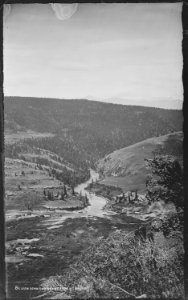 View down the Colorado from Mount Bross, Middle Park. Grand County, Colorado. - NARA - 517047 photo