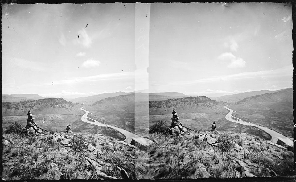 View east from hot springs, Middle Park. Grand County, Colorado. - NARA - 517542