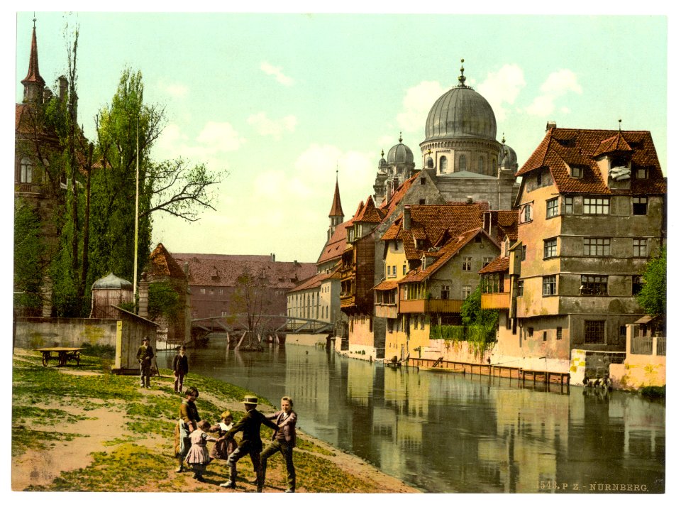 View from the Schutt Isle, Nuremberg, Bavaria, Germany-LCCN2002696165