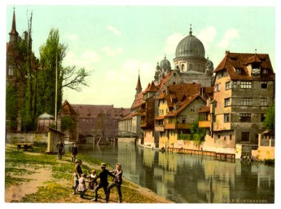 View from the Schutt Isle, Nuremberg, Bavaria, Germany-LCCN2002696165