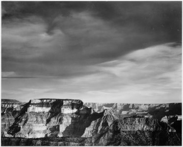 View from the North Rim, Grand Canyon National Park, Arizona., 1933 - 1942 - NARA - 519889 photo