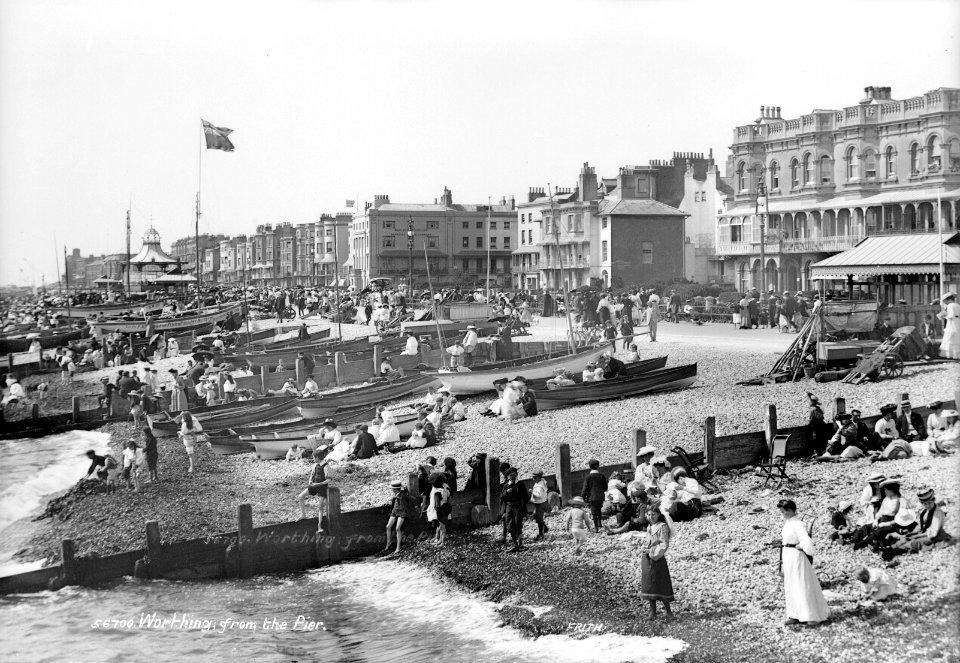 View from the pier, Worthing, Sussex RMG G03175