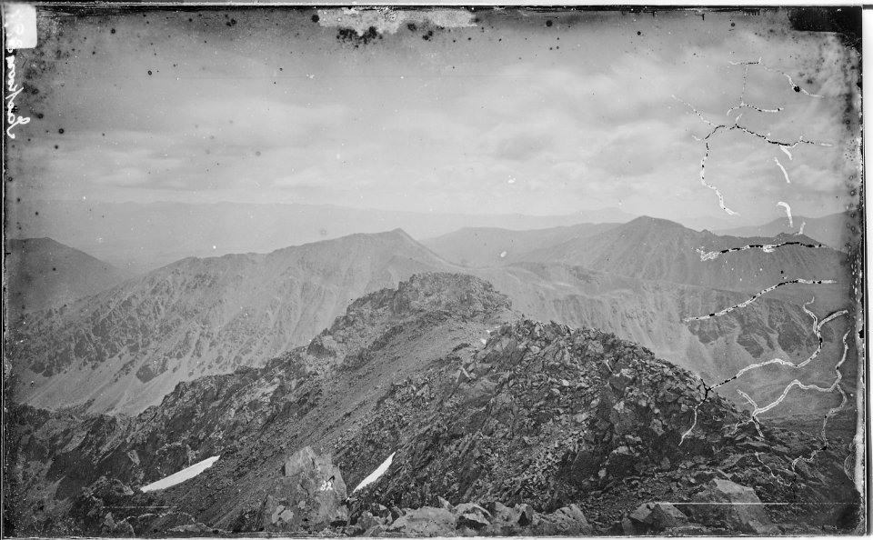 View from summit of La Plata Mountain, Colorado - NARA - 517002