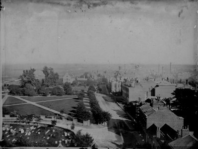 View from the tower of St. Laurence's Church, c. 1875