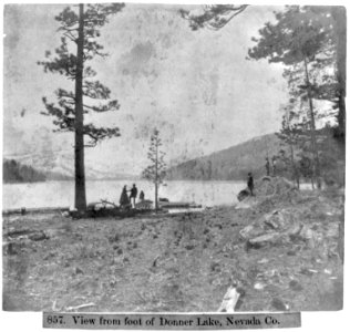 View from foot of Donner Lake, Nevada County LCCN2002723486 photo