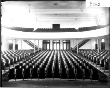 View from stage in the new Miami University Auditorium Building 1908 (3199684769) photo