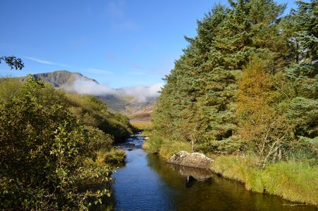 Clouds north wales snowdonia photo