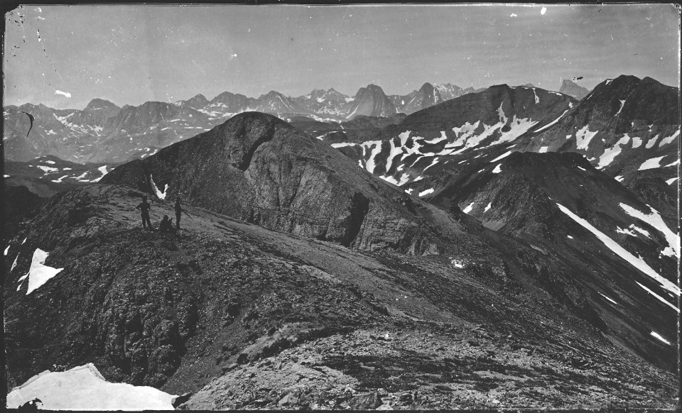 View from the summit of Sultan Mountain. La Plata County, Wyoming. - NARA - 516957