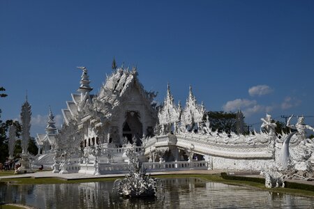 Wat rong khun the white temple chiang rai photo