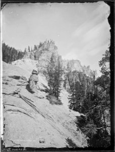 View in the Grand Canyon of the Yellowstone - NARA - 516698