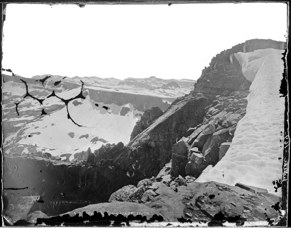 View in the Teton range, south. Lincoln County, Wyoming - NARA - 516778