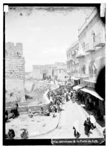 View inside Jaffa Gate LOC matpc.08601