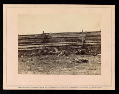 View in the field, on the west side of the Hagerstown Road, after the Battle of Antietam LCCN2014646931