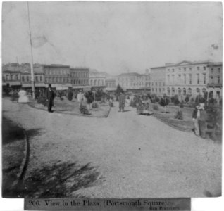 View in the Plaza, (Portsmouth Square) San Francisco LCCN2002723848
