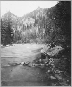 View in the Middle Canyon. Gallatin County, Montana - NARA - 517483