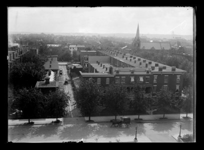 View of 2nd Street, between A Street and East Capitol Street, looking East from Library of Congress, Jefferson Building LCCN2016647064