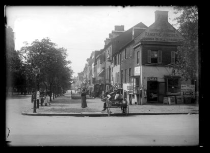 View of 13th Street, West side, looking South from H Street LCCN2016646884