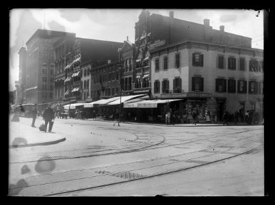 View of 9th Street, N.W., West side, looking South from G Street LCCN2016646848