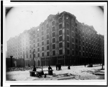 View of building after earthquake and fire, San Francisco, California LCCN90709523