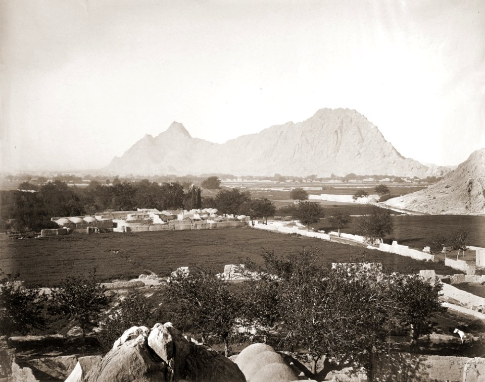 View of Chilzina Mountain from Dand in 1881