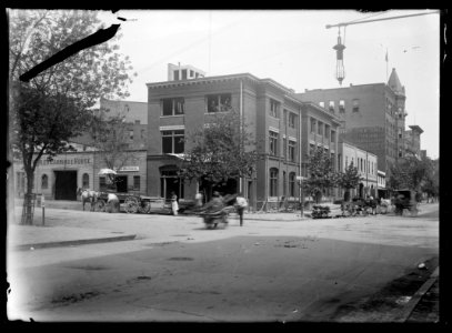 View of C Street, N.W., North side, looking East from 6th Street (East side) LCCN2016646095