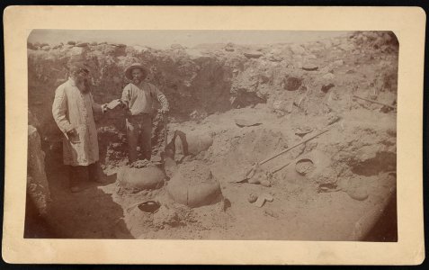 View of a third room, in which a great deal of pottery and many stone implements were unearthed in ruin shown in view 42 & 44 LCCN2011648666