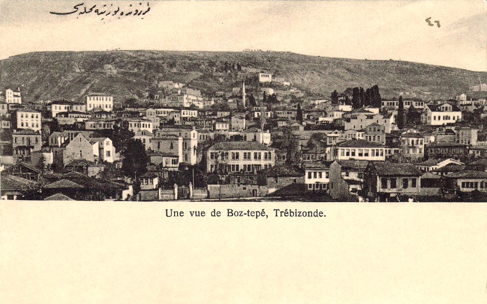 View of Boztepe in Trebizond