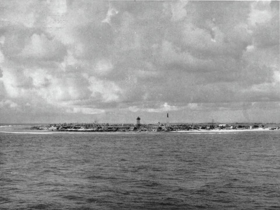 View of Eniwetok Atoll on 1 November 1944
