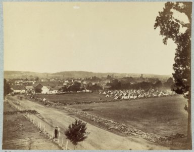 View of Gettysburg from Cemetery Hill LCCN2014646001