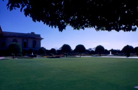 View of Garden at Rashtrapati Bhavan, Official Residence of President of India Dr. Rajendra Prasad (2)