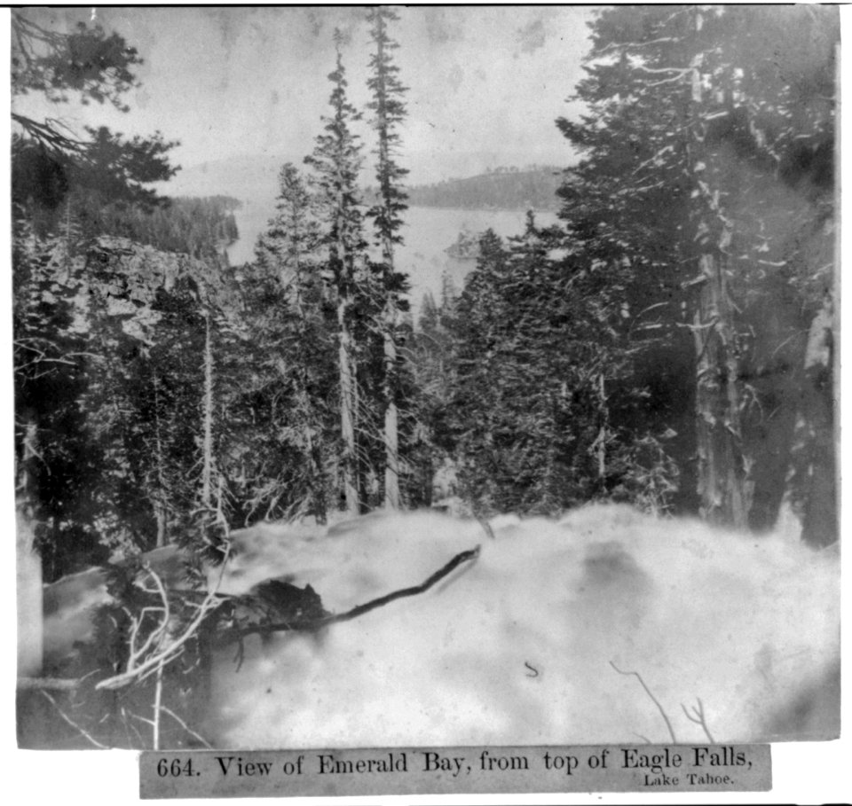 View of Emerald Bay, from top of Eagle Falls, Lake Tahoe LCCN2002721681 photo