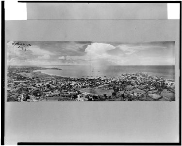 View of Panama from Ancon Hill - W.A. Fishbaugh, Empire, Canal Zone. LCCN96522591
