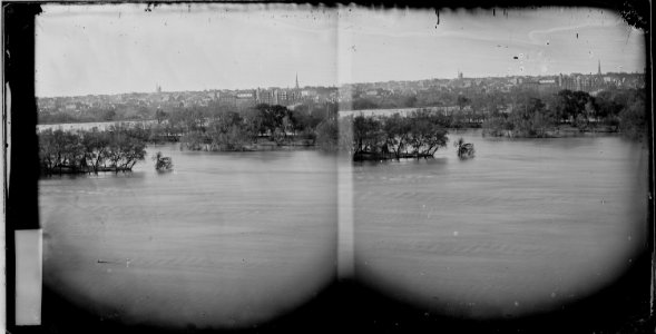 View of Richmond from the river - NARA - 529588