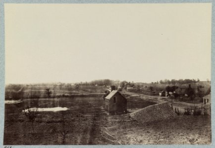 View of Marye's Heights and part of battlefield of Fredericksburg, Va. on December 13, 1862 LCCN2012647803