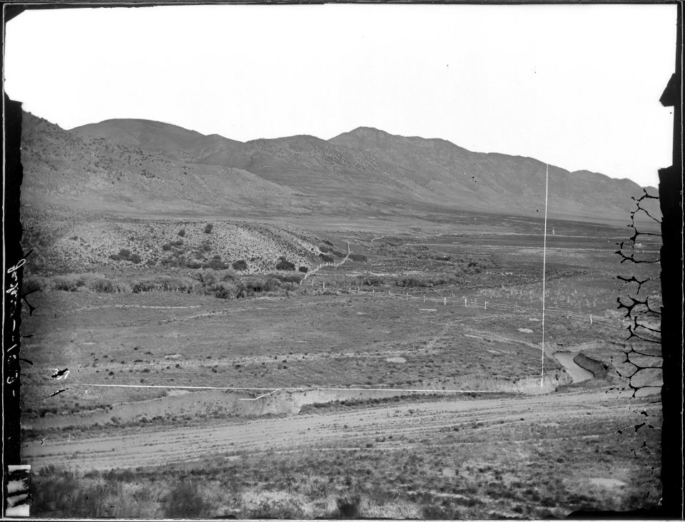View of Malad, Idaho, from bluffs back of the town - NARA - 516761