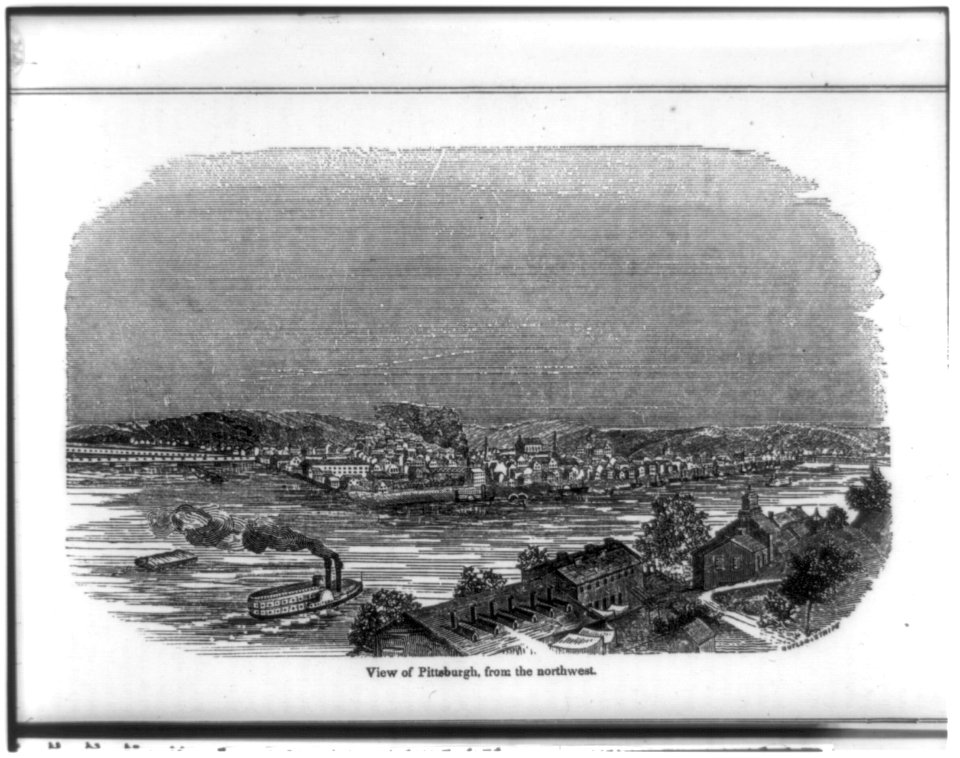 View of Pittsburg from the northwest LCCN2002723304