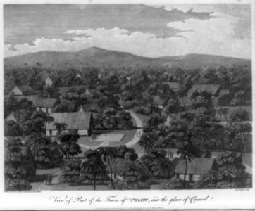 View of part of the town of Pelew, and the place of Council LCCN2002714869