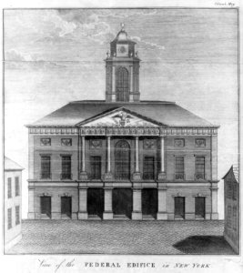 View of the federal edifice in New York LCCN2004671536