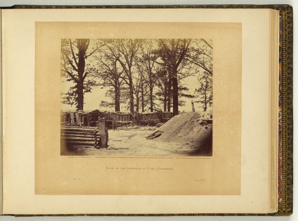 View of the interior of Fort Steadman - negative by T.H. O'Sullivan, positive by A. Gardner. LCCN2012646267