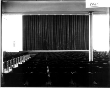View of stage in the new Miami University Auditorium Building 1908 (3194657703) photo