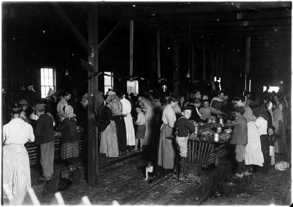 View of the Gorenflo Canning Co. taken at 7 A.M. - NARA - 523308