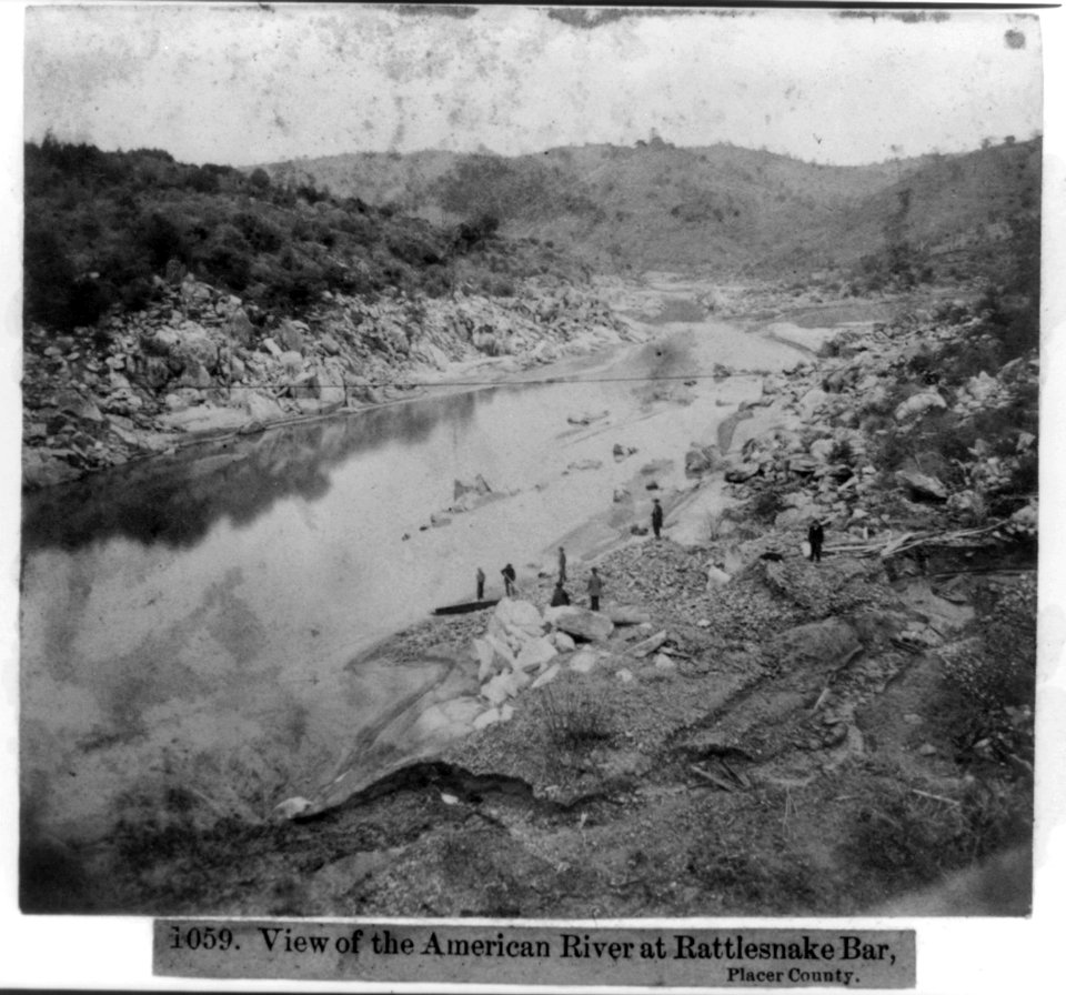 View of the American River at Rattlesnake Bar, Placer County LCCN2002719849