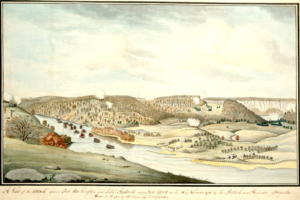 View of the Attack Against Fort Washington